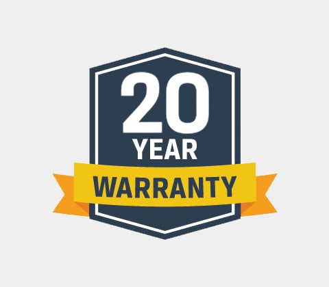 20 Year Warranty